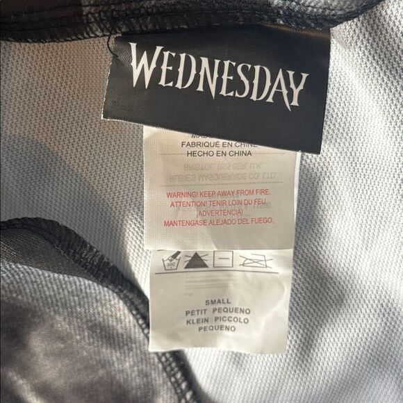 Kids Wednesday Addams Nevermore Academy School Uniform Halloween Costume S 6/6X - Picture 5 of 6